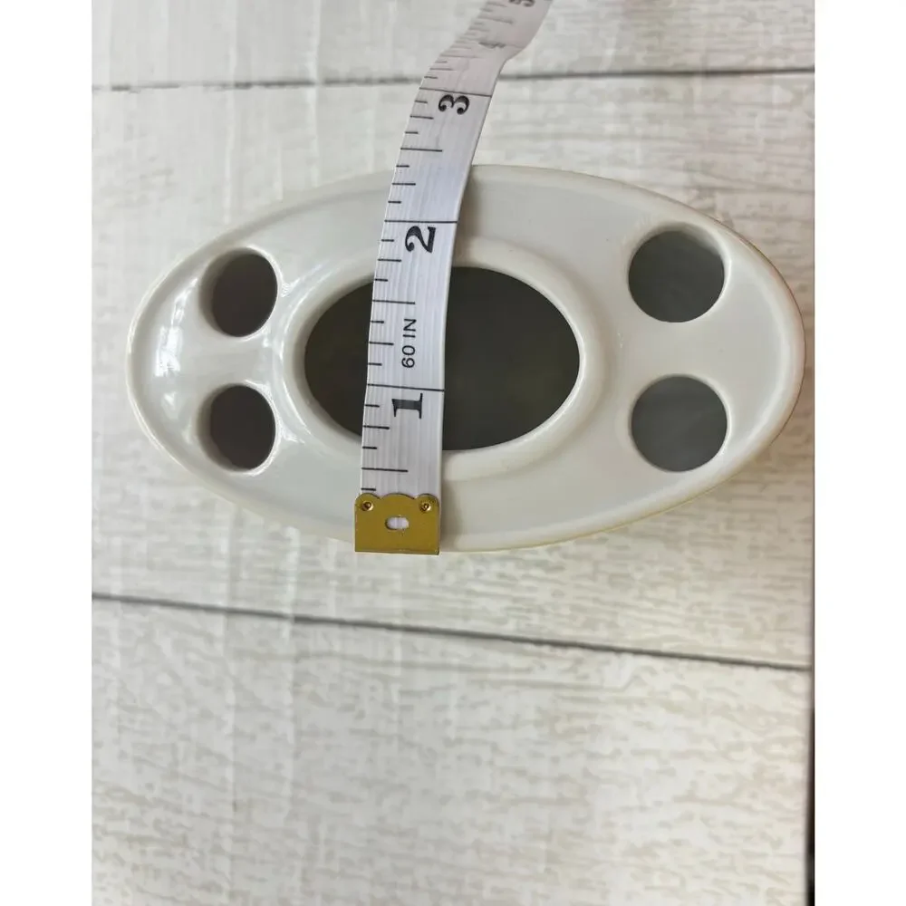 Porcelain Rose Bathroom Accessory 3 Piece Set